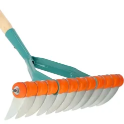 Hot Luftningsredskab, Metal, 38 cm Længde, Egnet til Have og Plæner, Letter Jordluftning, Letvægts Haveværktøj