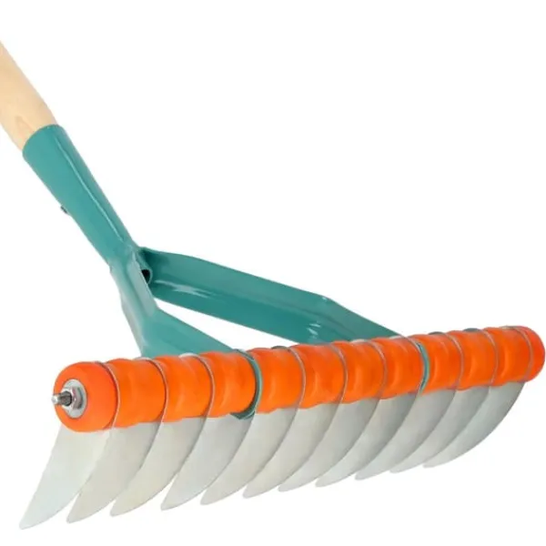 Hot Luftningsredskab, Metal, 38 cm Længde, Egnet til Have og Plæner, Letter Jordluftning, Letvægts Haveværktøj
