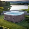 Spa & Udendørsbad^Luksus oppustelig jacuzzi – 2-3 personer – Ø170 cm – 110 luftdyser – vintersikker – inklusive tilbehør