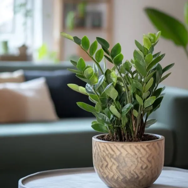 Online Lykkebregne - Zamioculcas Zamiifolia - Højde 55-65cm - ⌀17cm Krukkeplanter Indendørs