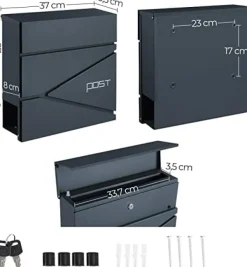Outlet Mailbox - Wall Letterbox - Avisrum - Moderne Postkasser & Brevindkast