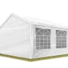 Clearance Markise-havetelt 3x4 m havepavillon PE 350 N presenning 100% vandtæt hvid Telte & Lysthuse