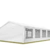 Telte & Lysthuse^Markise-havetelt 5x8 m havepavillon PE 350 N presenning 100 % vandtæt hvid.