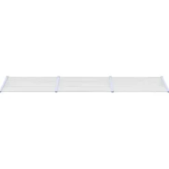 Outlet Markiser - Living dørbaldakin 358,5x90 cm polycarbonat grå og transparent Skure, Garager & Carports