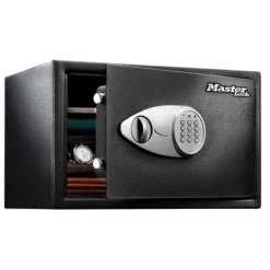 Pengeskabe^MASTER LOCK Säker med programmerbar elektronisk kombination - Svart och metallgrå