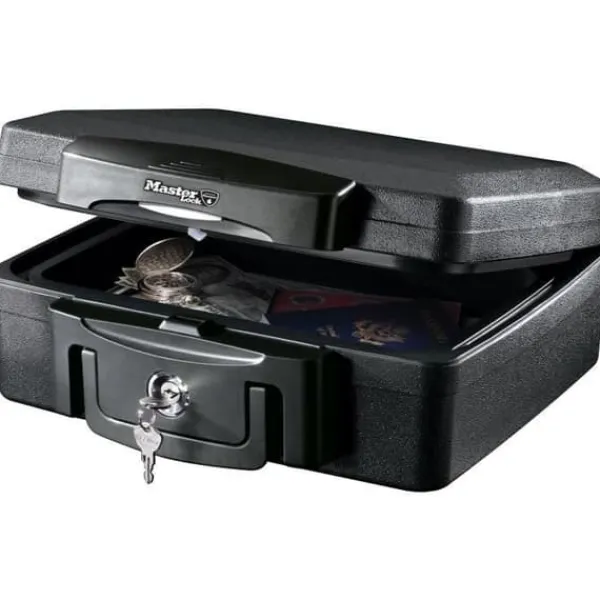 New MASTER LOCK Säkerhetsfodral / Safe - Brandsäker och vattentät - Format S - 4,9L Pengeskabe