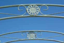 Hot Melissa Antique Green Metal Rose Arch with Double Gates - 220cm Height, 120cm Width Buer, Spalier, Lysthuse Uden Tag