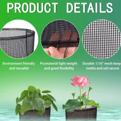 Vandplanter^Mesh Vandplante Potte - Sæt med 4 til Vandhaver Round shape