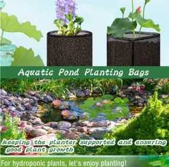 Vandplanter^Mesh Vandplante Potte - Sæt med 4 til Vandhaver Round shape