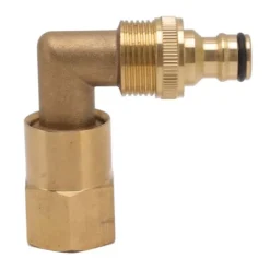 Outlet Messing 3/4in indvendigt gevind slange Albuefitting - Universal rotationsrøradapter Vanding