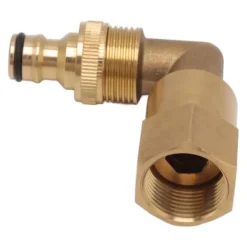 Outlet Messing 3/4in indvendigt gevind slange Albuefitting - Universal rotationsrøradapter Vanding