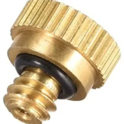Outlet Messing Sprøjtedyse nr. 3, 0,3 mm dysediameter, Udskiftningshoved til udendørs kølesystem, 3 stk. Vanding