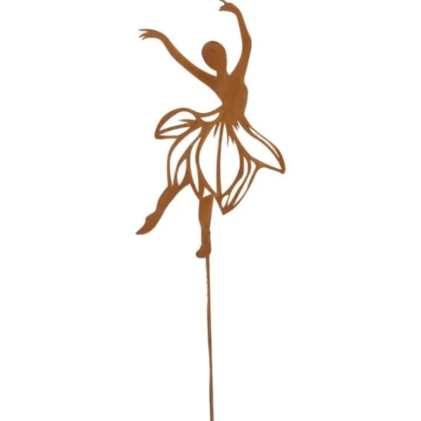 Havedekorationer^Metal Dansende Ballerina Havepynt Corten 41 cm