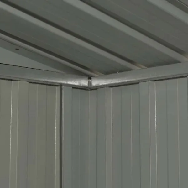 Skure, Garager & Carports^Metalskur til haven - Opbevaring af værktøj | Størrelse: 257x205x178 cm | Farve: Antracitgrå