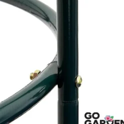 Discount Metaltårn havepergola til klatrere, roser, blomster, haveplanter, metal Buer, Spalier, Lysthuse Uden Tag
