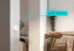 Bevægelsesdetektorer^Mikrobølgebevægelsessensor Zigbee 3.0 Tuya Moes ZSS-LP-HP02-MS ES1ZZ(TY)