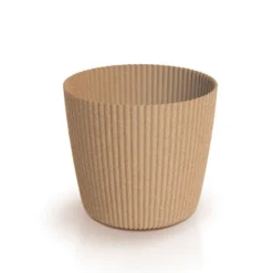 Online Milly Round Eco Wood-natur urtepotte Krukker & Plantebeholdere