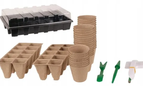 Clearance Mini drivhusplantesæt med 67 elementer Kit Til Plante- & Urtedyrkning