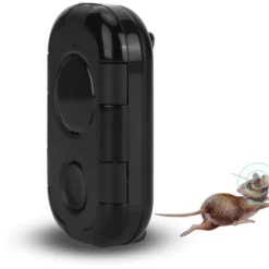 Insektmiddel & Dyreafvisende Middel^Mini Mute Ultralyd Myggeafviser USB Opladning Insektmiddel til Hjem Soveværelse Sort