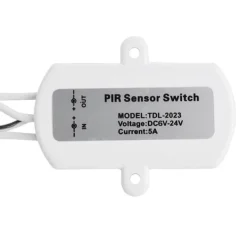 Clearance Mini PIR infrarød bevægelsessensor til LED-strimmel - hvid, 5A, DC 6-24V Bevægelsesdetektorer