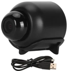 Sikkerhedsmonitorer & Videokameraer^Mini WiFi-kamera 1080P HD Nattesyn Bevægelsesdetektion Fjernvisning Trådløst sikkerhedskamera til hjemmebutik lager