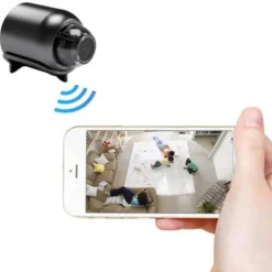 Sikkerhedsmonitorer & Videokameraer^Mini WiFi-kamera 1080P HD Nattesyn Bevægelsesdetektion Fjernvisning Trådløst sikkerhedskamera til hjemmebutik lager