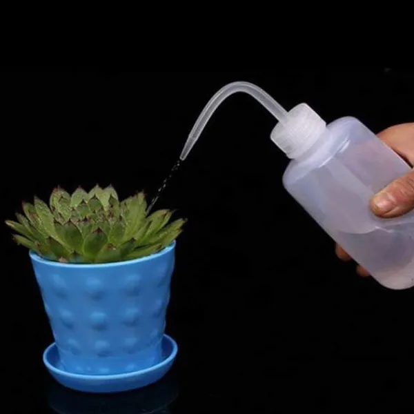 Vanding^500ml Sukkulenter Plante Vandkande Plast Næb Klemflaske med Skala