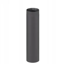 Viking Choice Tilbehør Til Brændeovne & Pejse^120mm Sort Varmebestandig Ovnsrør, 50cm - Ideel til Brændeovne, Nem Installation