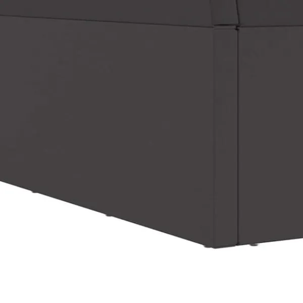 Brændeovne^Moderne bålsted i stål 60x60x35 cm - Udendørs ildsted | Farve: Sort
