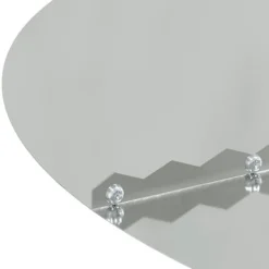 Træ^Moderne dekorativ trækrukke 5 pcs - Flade træ ringe | Størrelse: Ø30/60 cm | Farve: Sølv