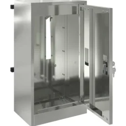 Online Moderne galvaniseret stål postkasse - Rektangulær design | Farve: Sort | Størrelse: 30x23x55 cm Postkasser & Brevindkast