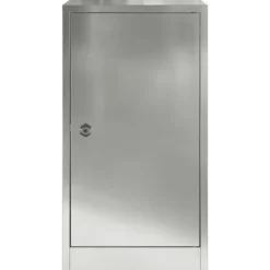 Online Moderne galvaniseret stål postkasse - Rektangulær design | Farve: Sort | Størrelse: 30x23x55 cm Postkasser & Brevindkast