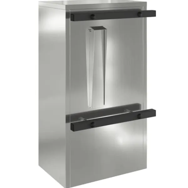 Online Moderne galvaniseret stål postkasse - Rektangulær design | Farve: Sort | Størrelse: 30x23x55 cm Postkasser & Brevindkast