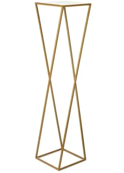 Plantestativer^Moderne guld stående blomsterstand 100cm