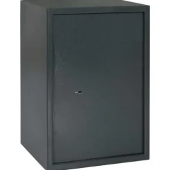 Clearance Moderne metal sikkerhedsboks med lås | Størrelse: 31x35x50 cm | Farve: Grå Pengeskabe