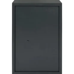 Clearance Moderne metal sikkerhedsboks med lås | Størrelse: 31x35x50 cm | Farve: Grå Pengeskabe