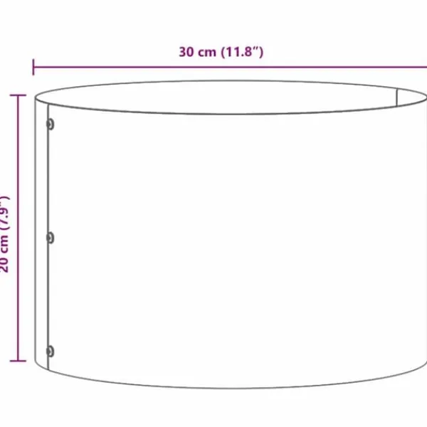 New Moderne plante stativ i holdbart stål til indendørs og udendørs brug | Farve: Hvid | Størrelse: 30 x 30 x 20 cm Krukkeplanter Indendørs