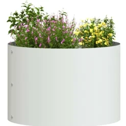 Sale Moderne plante stativ i stål - 5 stk | Farve: Hvid | Størrelse: 30x30x20 cm Krukkeplanter Indendørs