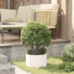 Sale Moderne plante stativ i stål - 5 stk | Farve: Hvid | Størrelse: 30x30x20 cm Krukkeplanter Indendørs