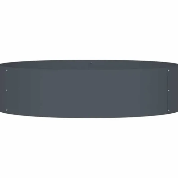 Krukker & Plantebeholdere^Moderne plante stativ i stål - 5-delt havekrukker | Farve: Antracit | Størrelse: 80x80x20 cm