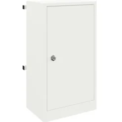 New Moderne postkasse i stål - Rektangulær design | Farve: Hvid | Størrelse: 30x23x55 cm Postkasser & Brevindkast