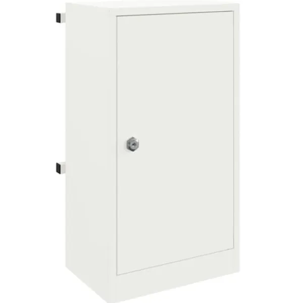 New Moderne postkasse i stål - Rektangulær design | Farve: Hvid | Størrelse: 30x23x55 cm Postkasser & Brevindkast