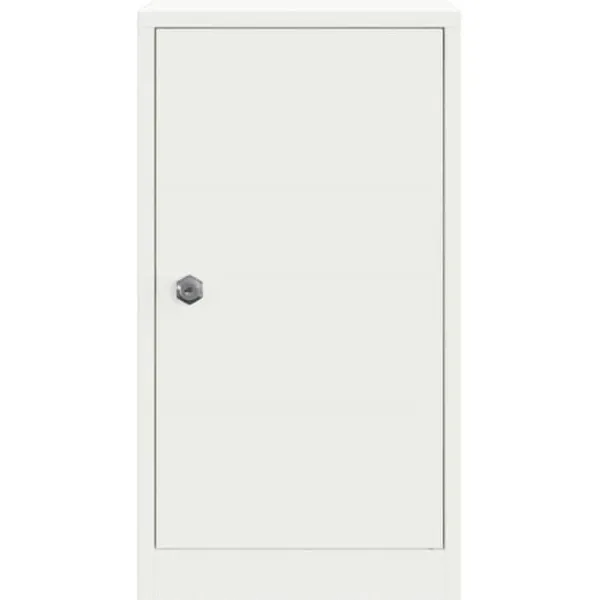 New Moderne postkasse i stål - Rektangulær design | Farve: Hvid | Størrelse: 30x23x55 cm Postkasser & Brevindkast
