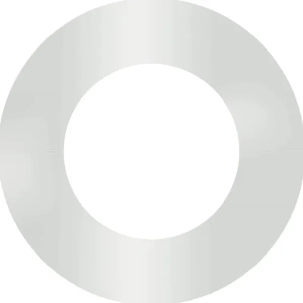 Online Moderne rund træring i galvaniseret stål | Diameter: Ø40/70 cm | Farve: Sølv Buskads