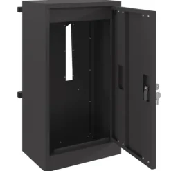 Postkasser & Brevindkast^Moderne stål postkasse - Rektangulær og vandafvisende | Farve: Sort | Størrelse: 30x23x55 cm