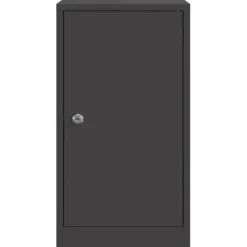 Postkasser & Brevindkast^Moderne stål postkasse - Rektangulær og vandafvisende | Farve: Sort | Størrelse: 30x23x55 cm
