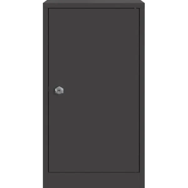 Postkasser & Brevindkast^Moderne stål postkasse - Rektangulær og vandafvisende | Farve: Sort | Størrelse: 30x23x55 cm