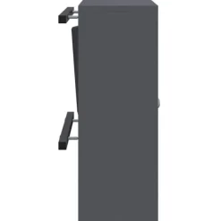 Hot Moderne stål postkasse - Sikker og vandafvisende | Farve: Antracit | Størrelse: 30x23x55 cm Postkasser & Brevindkast