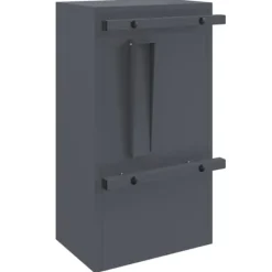 Hot Moderne stål postkasse - Sikker og vandafvisende | Farve: Antracit | Størrelse: 30x23x55 cm Postkasser & Brevindkast