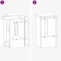 Hot Moderne stål postkasse - Sikker og vandafvisende | Farve: Antracit | Størrelse: 30x23x55 cm Postkasser & Brevindkast